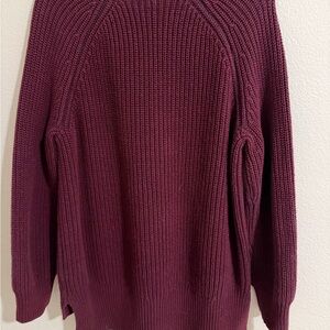 Ellen Tracy Deep Burgundy Cowl Neck Sweater